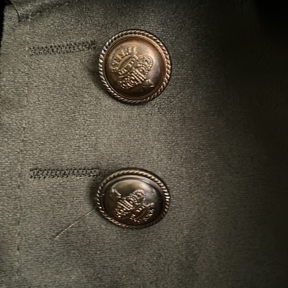 Olive green military inspired jacket - Picture 2 of 4